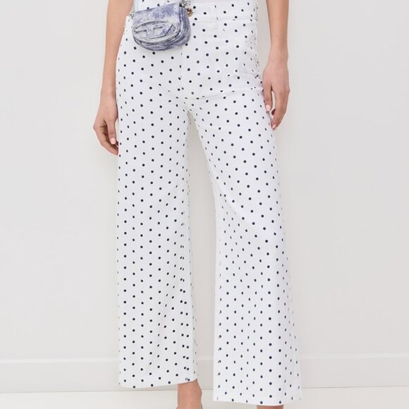 DL1961 Hepburn Wide Leg High Rise Ankle Jeans NWT sz 25 - Picture 1 of 6